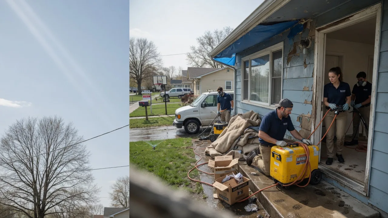 Basement Flood Cleanup in Riverdale, ND near me